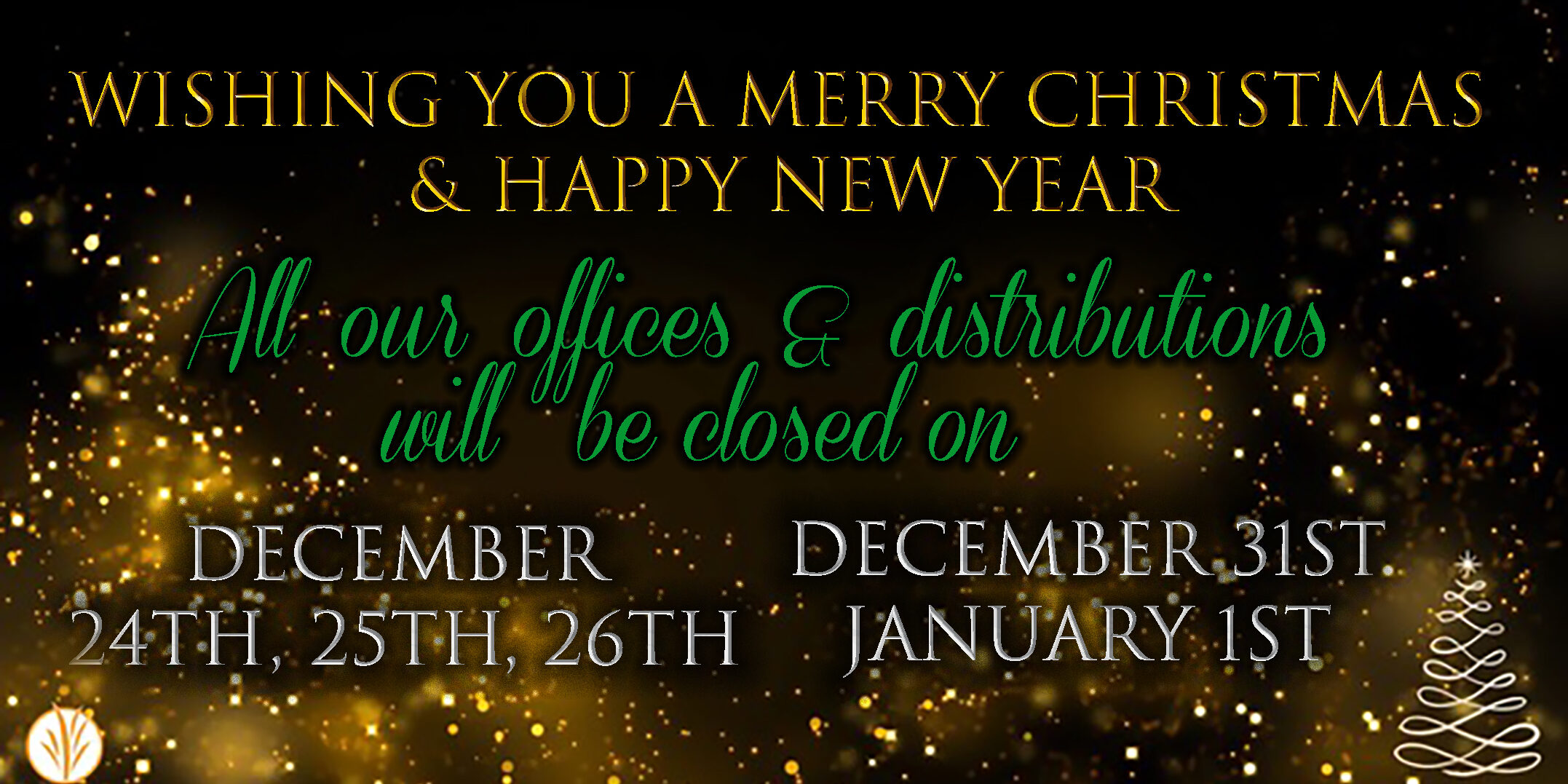 Merry Christmas & A Happy New Year